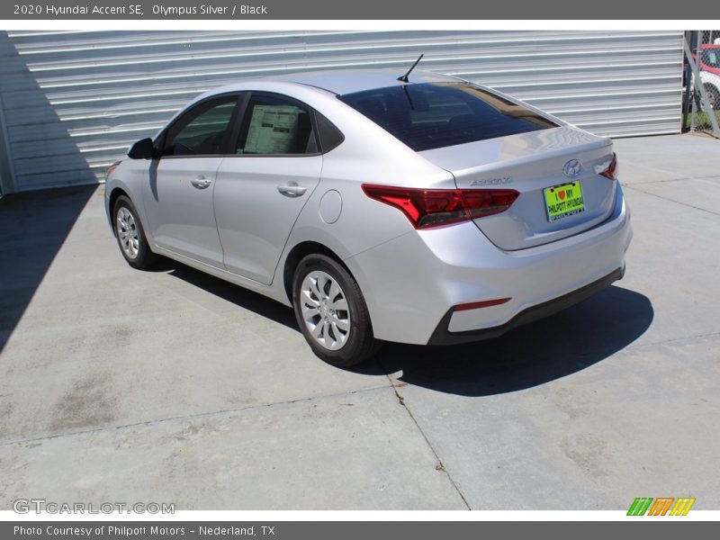 Olympus Silver / Black 2020 Hyundai Accent SE