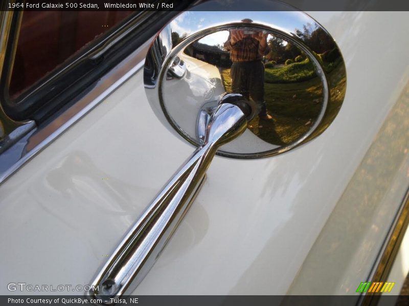 Wimbledon White / Red 1964 Ford Galaxie 500 Sedan
