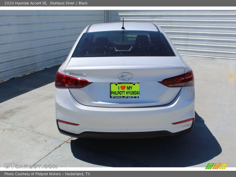 Olympus Silver / Black 2020 Hyundai Accent SE