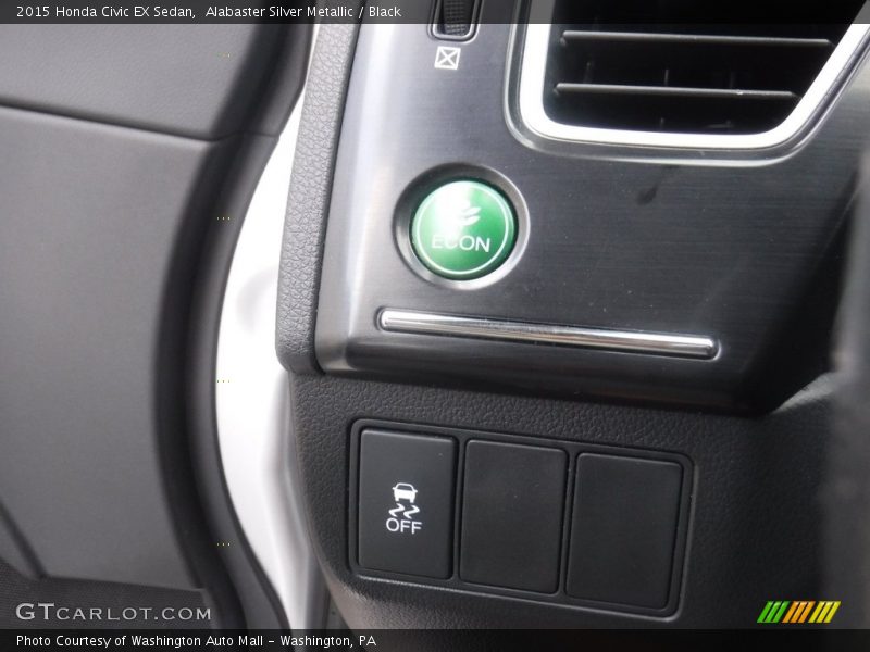 Alabaster Silver Metallic / Black 2015 Honda Civic EX Sedan