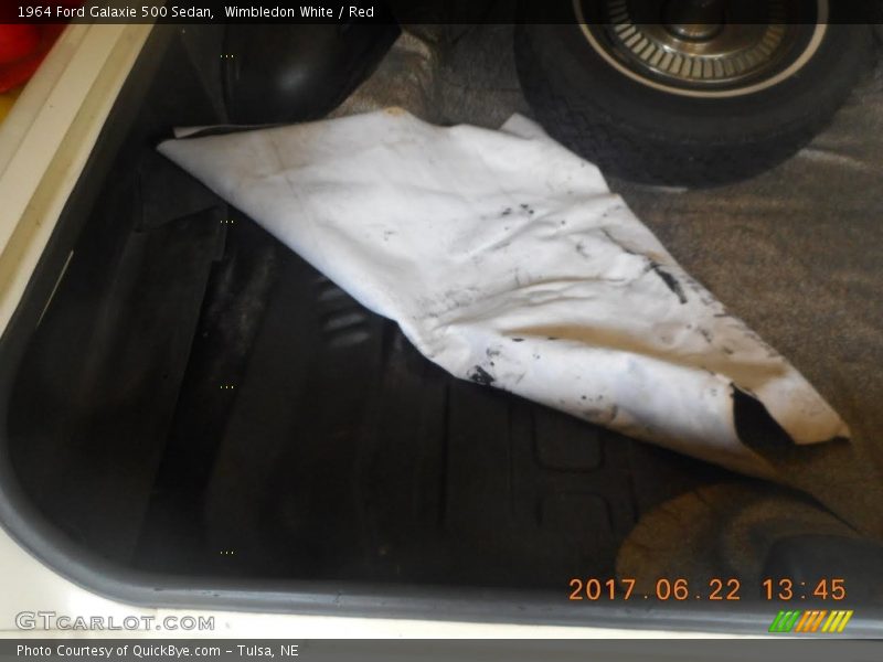 Wimbledon White / Red 1964 Ford Galaxie 500 Sedan