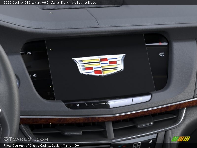 Stellar Black Metallic / Jet Black 2020 Cadillac CT6 Luxury AWD