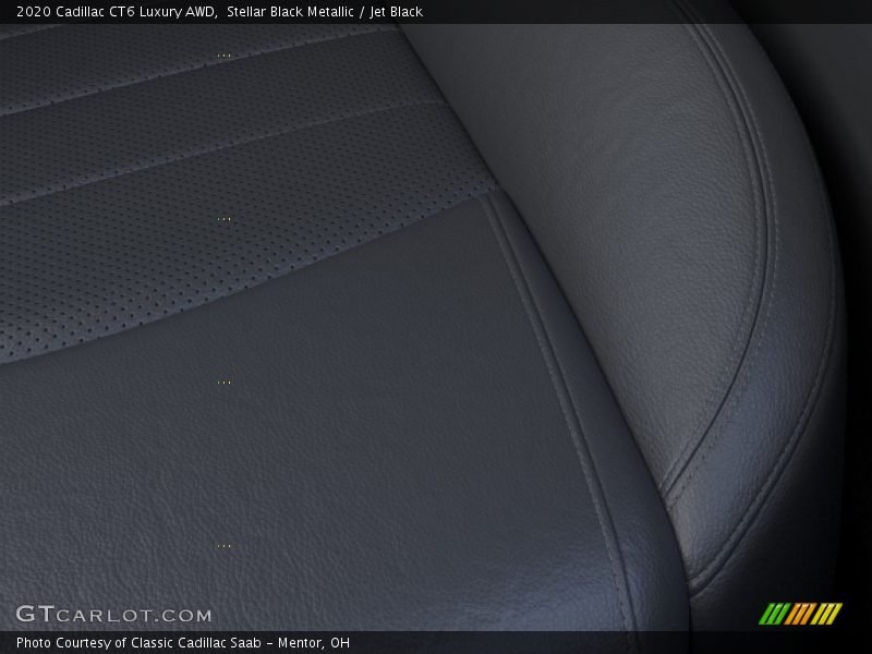 Stellar Black Metallic / Jet Black 2020 Cadillac CT6 Luxury AWD