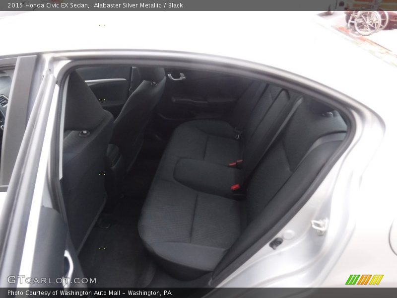Alabaster Silver Metallic / Black 2015 Honda Civic EX Sedan