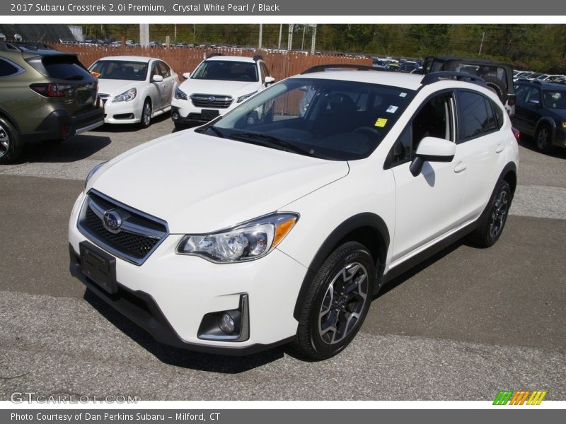 Crystal White Pearl / Black 2017 Subaru Crosstrek 2.0i Premium