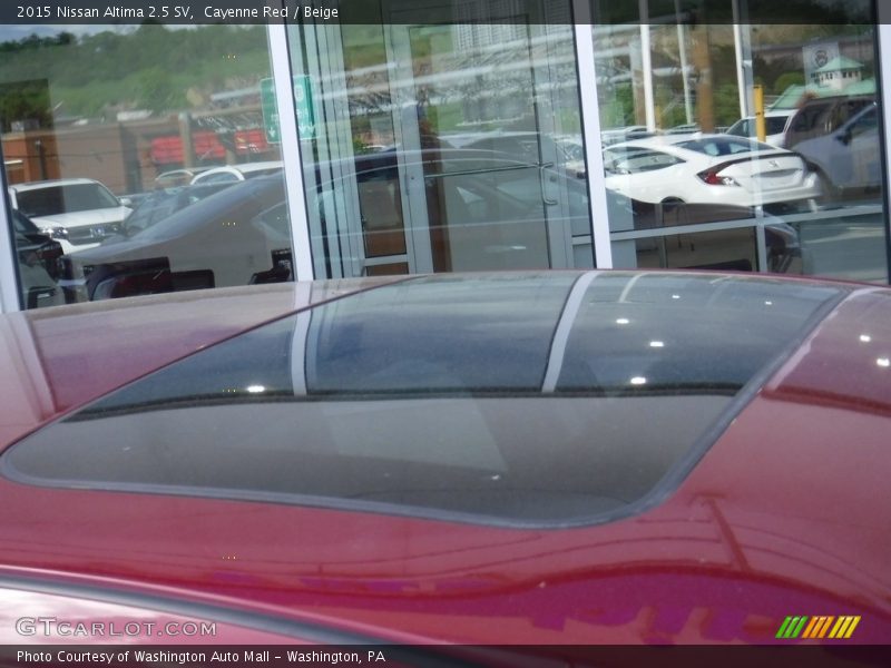 Cayenne Red / Beige 2015 Nissan Altima 2.5 SV