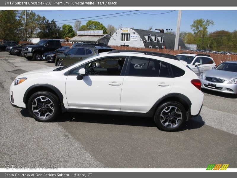 Crystal White Pearl / Black 2017 Subaru Crosstrek 2.0i Premium