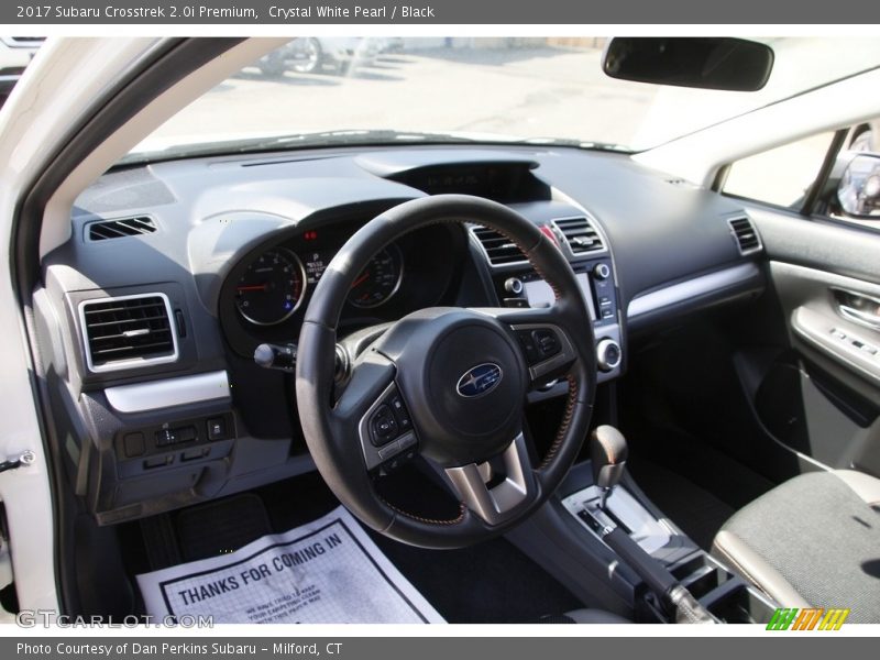 Crystal White Pearl / Black 2017 Subaru Crosstrek 2.0i Premium
