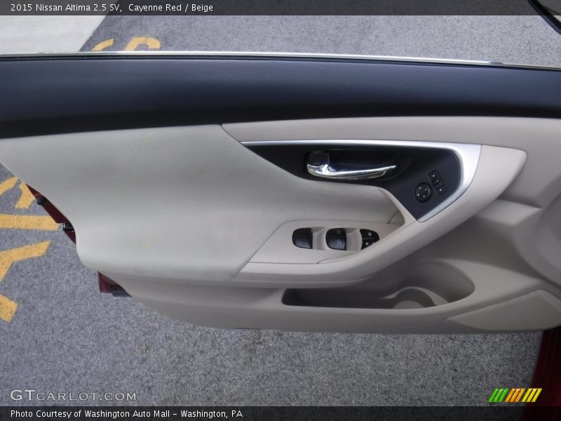 Cayenne Red / Beige 2015 Nissan Altima 2.5 SV