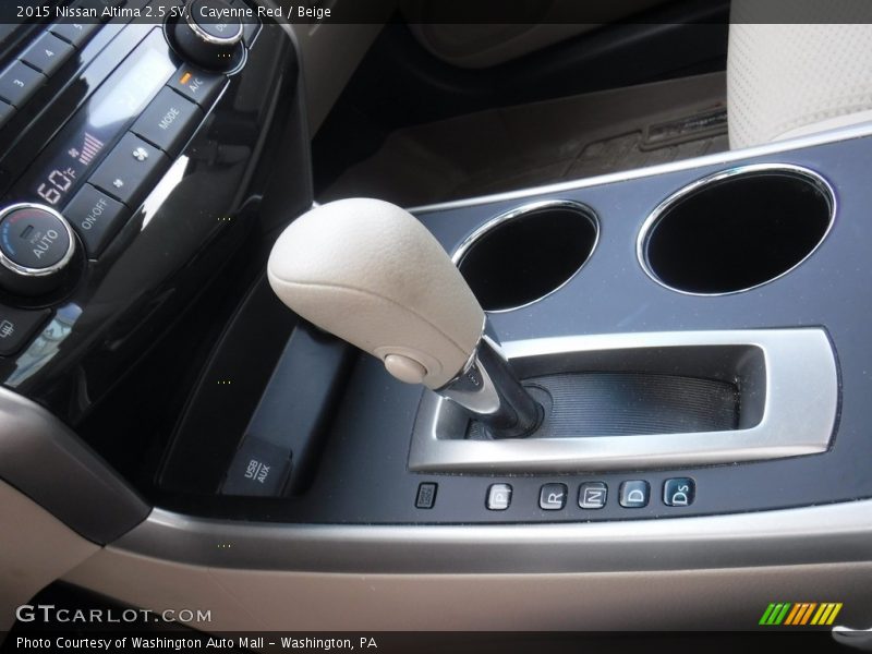 Cayenne Red / Beige 2015 Nissan Altima 2.5 SV