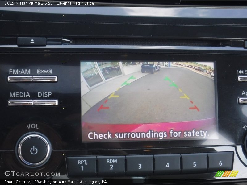 Cayenne Red / Beige 2015 Nissan Altima 2.5 SV