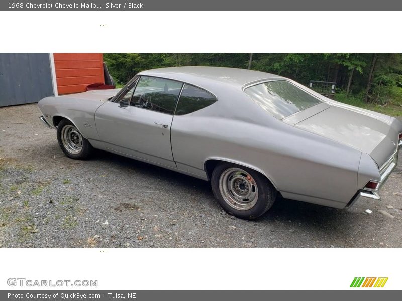 Silver / Black 1968 Chevrolet Chevelle Malibu