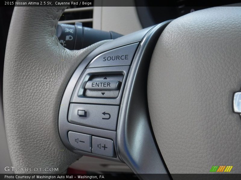 Cayenne Red / Beige 2015 Nissan Altima 2.5 SV