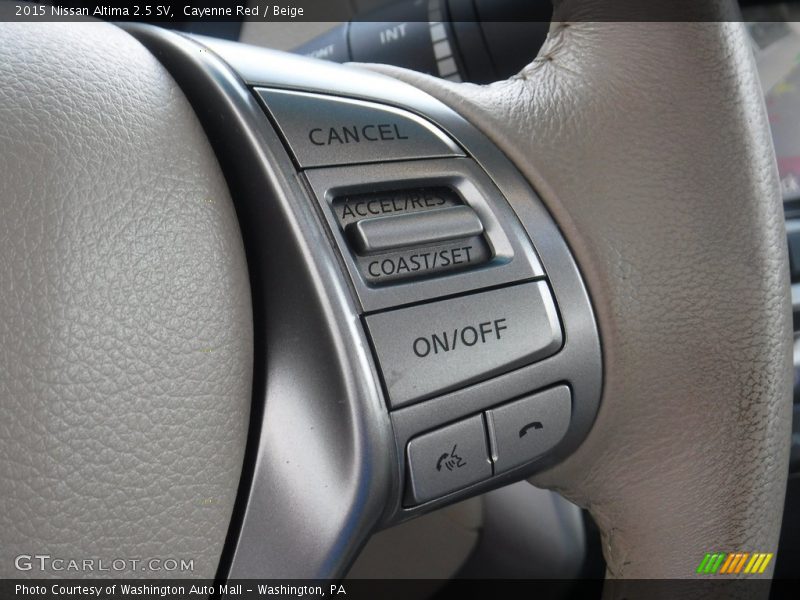 Cayenne Red / Beige 2015 Nissan Altima 2.5 SV