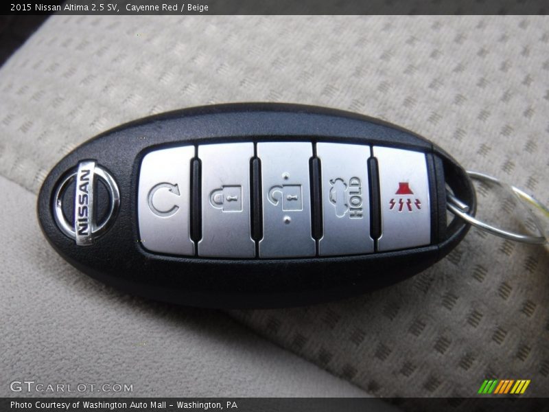 Cayenne Red / Beige 2015 Nissan Altima 2.5 SV