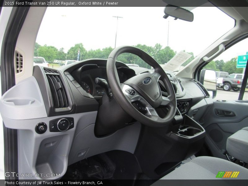 Oxford White / Pewter 2015 Ford Transit Van 250 LR Regular