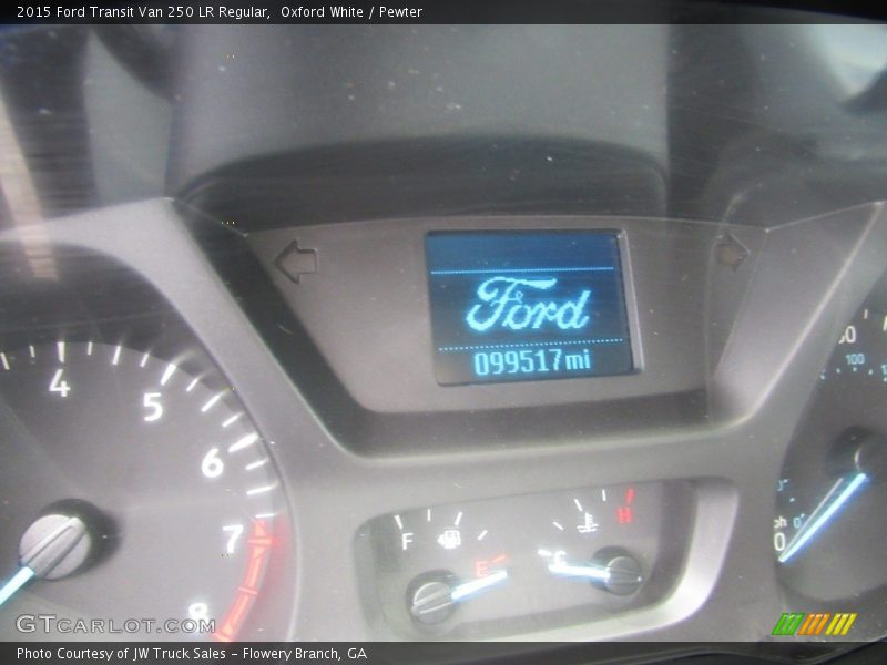 Oxford White / Pewter 2015 Ford Transit Van 250 LR Regular