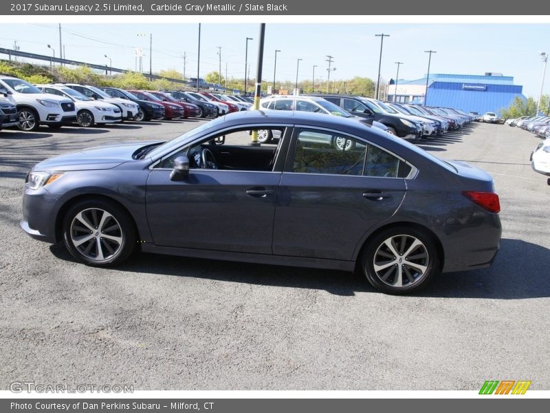 Carbide Gray Metallic / Slate Black 2017 Subaru Legacy 2.5i Limited