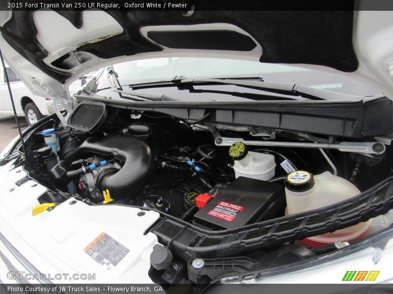 Oxford White / Pewter 2015 Ford Transit Van 250 LR Regular
