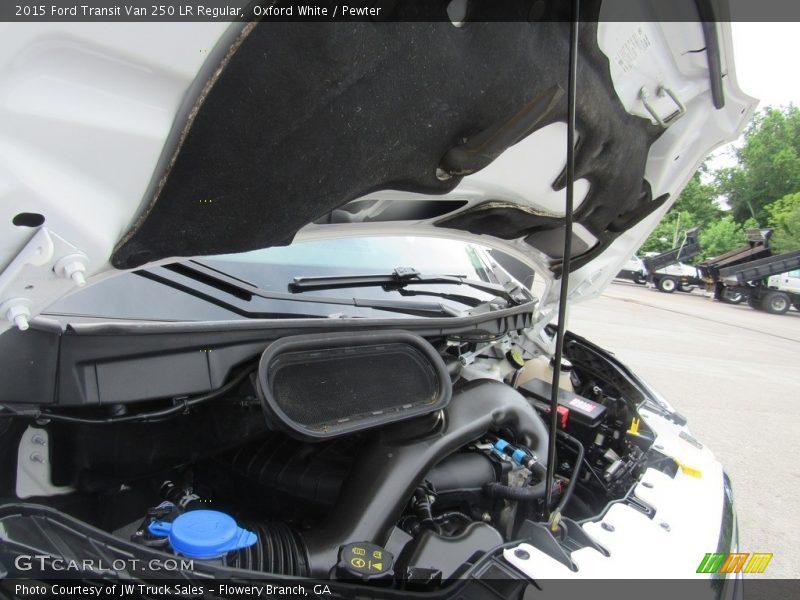 Oxford White / Pewter 2015 Ford Transit Van 250 LR Regular
