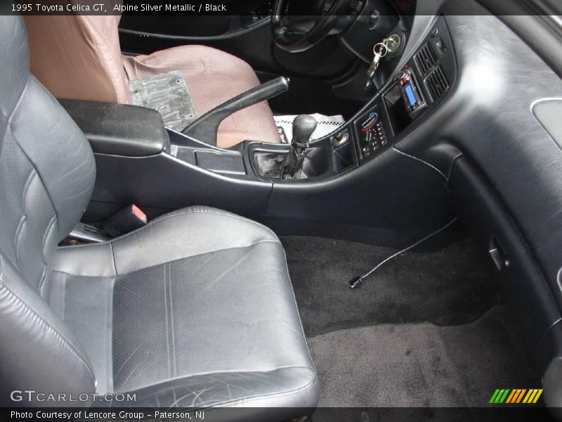 Alpine Silver Metallic / Black 1995 Toyota Celica GT