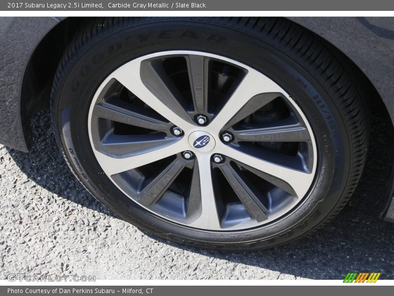 Carbide Gray Metallic / Slate Black 2017 Subaru Legacy 2.5i Limited