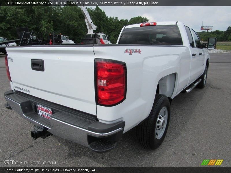 Summit White / Dark Ash/Jet Black 2016 Chevrolet Silverado 2500HD WT Double Cab 4x4