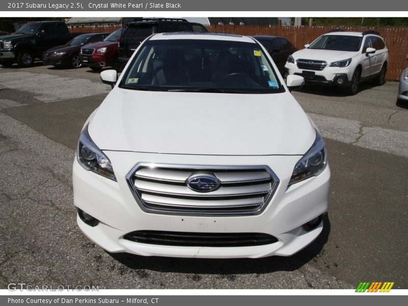 Crystal White Pearl / Slate Black 2017 Subaru Legacy 2.5i