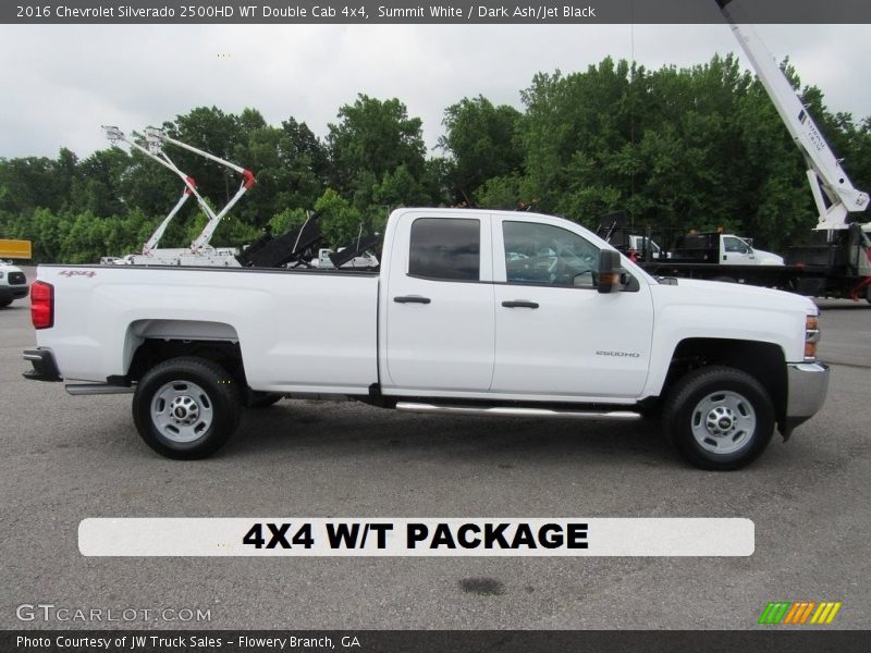 Summit White / Dark Ash/Jet Black 2016 Chevrolet Silverado 2500HD WT Double Cab 4x4