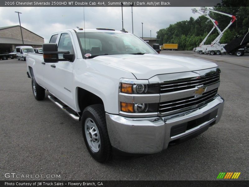 Summit White / Dark Ash/Jet Black 2016 Chevrolet Silverado 2500HD WT Double Cab 4x4