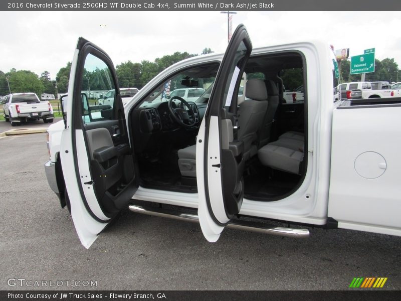 Summit White / Dark Ash/Jet Black 2016 Chevrolet Silverado 2500HD WT Double Cab 4x4