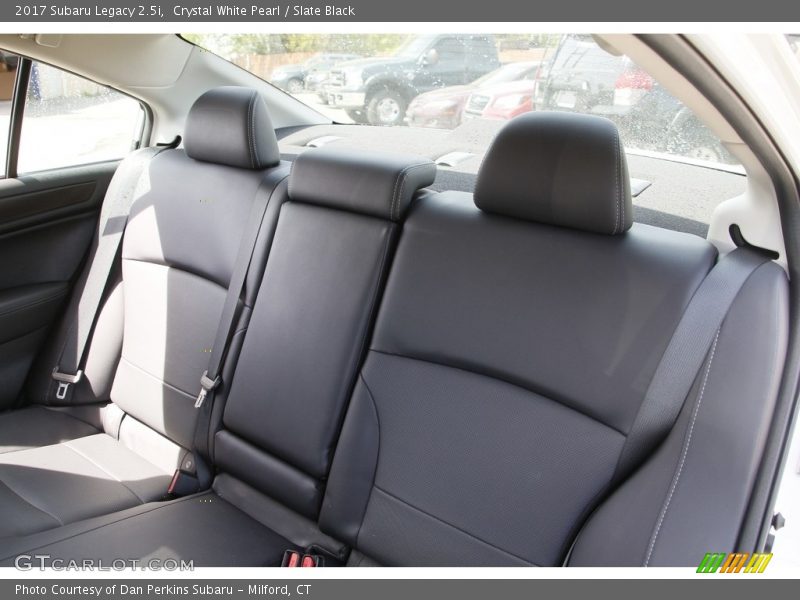 Crystal White Pearl / Slate Black 2017 Subaru Legacy 2.5i