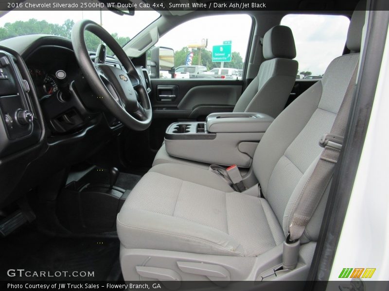 Front Seat of 2016 Silverado 2500HD WT Double Cab 4x4