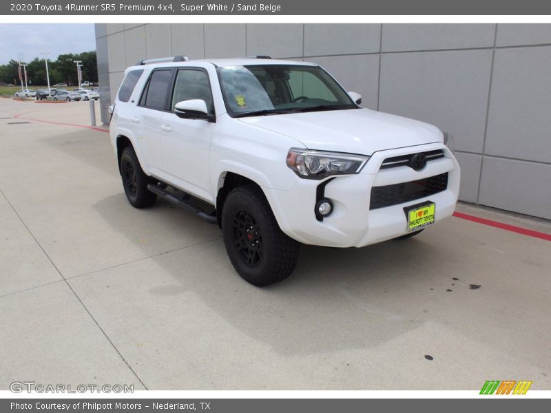 Super White / Sand Beige 2020 Toyota 4Runner SR5 Premium 4x4