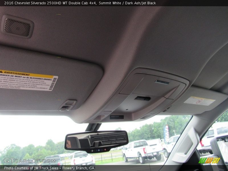 Summit White / Dark Ash/Jet Black 2016 Chevrolet Silverado 2500HD WT Double Cab 4x4