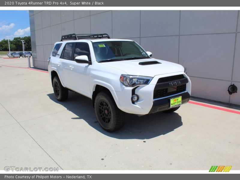 Super White / Black 2020 Toyota 4Runner TRD Pro 4x4