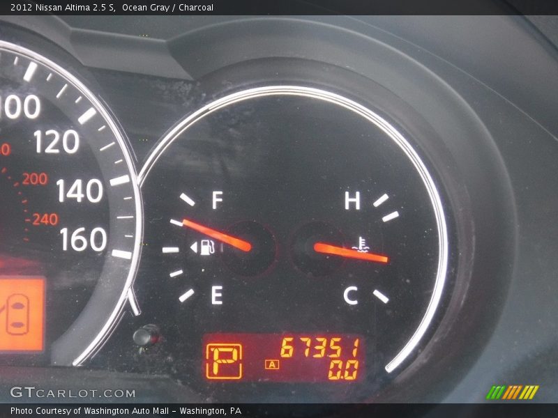 Ocean Gray / Charcoal 2012 Nissan Altima 2.5 S