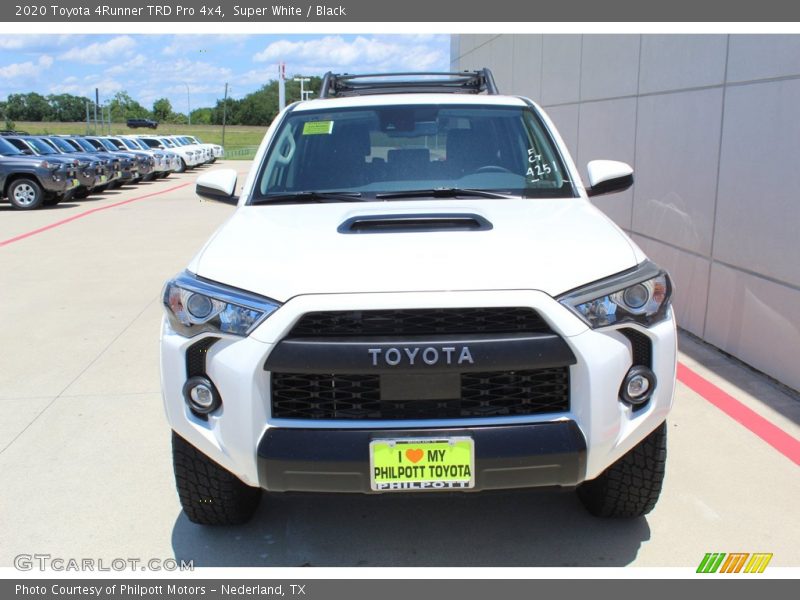 Super White / Black 2020 Toyota 4Runner TRD Pro 4x4