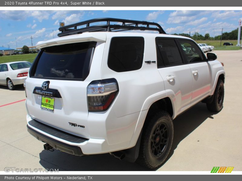 Super White / Black 2020 Toyota 4Runner TRD Pro 4x4