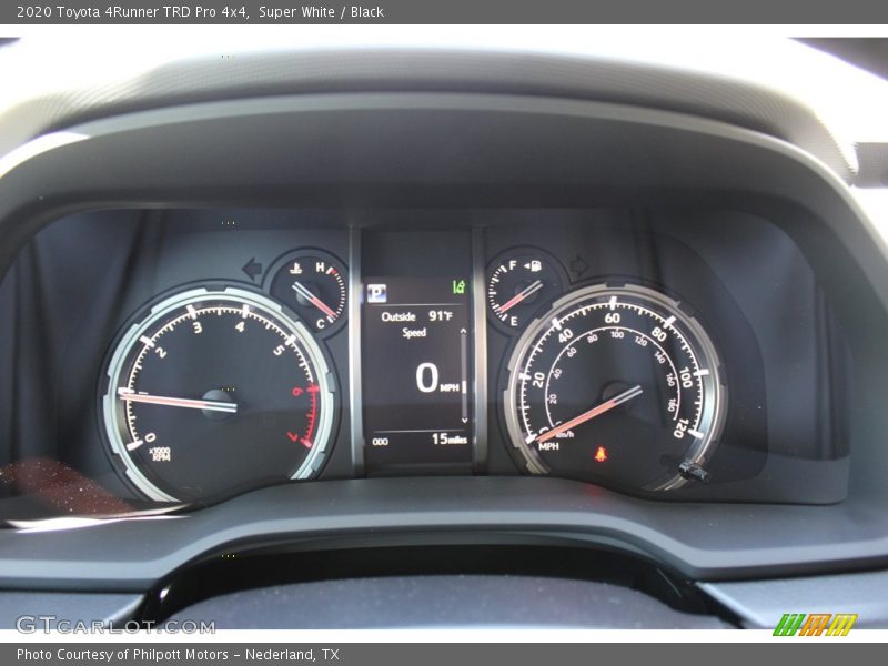 Super White / Black 2020 Toyota 4Runner TRD Pro 4x4