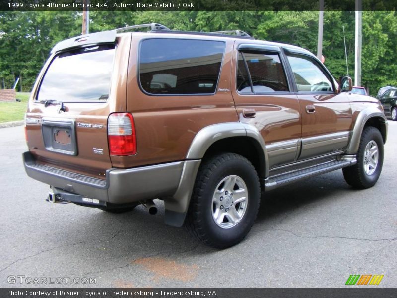 Autumn Blaze Metallic / Oak 1999 Toyota 4Runner Limited 4x4