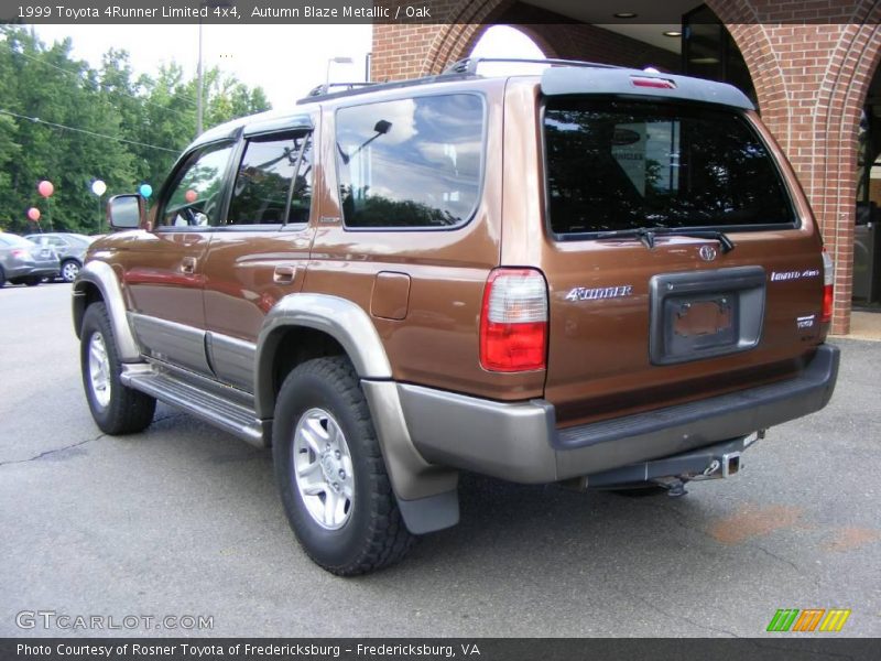 Autumn Blaze Metallic / Oak 1999 Toyota 4Runner Limited 4x4