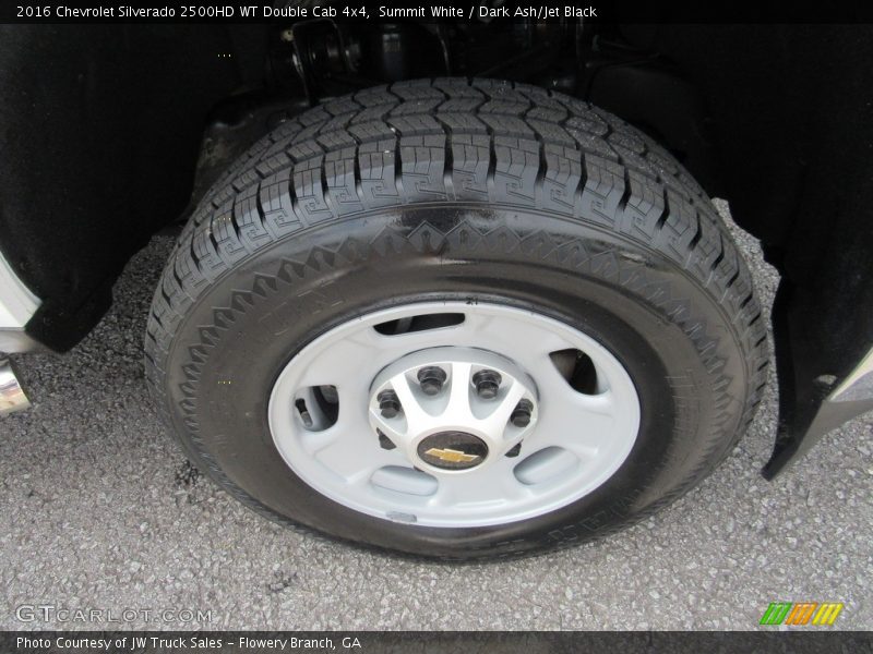 Summit White / Dark Ash/Jet Black 2016 Chevrolet Silverado 2500HD WT Double Cab 4x4