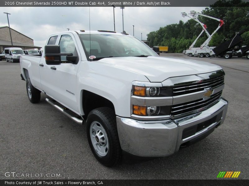 Summit White / Dark Ash/Jet Black 2016 Chevrolet Silverado 2500HD WT Double Cab 4x4