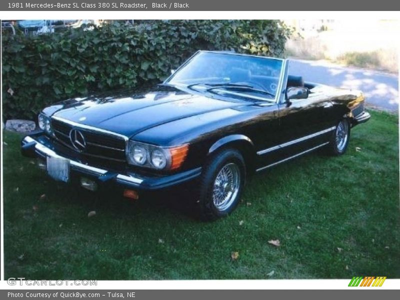 Front 3/4 View of 1981 SL Class 380 SL Roadster