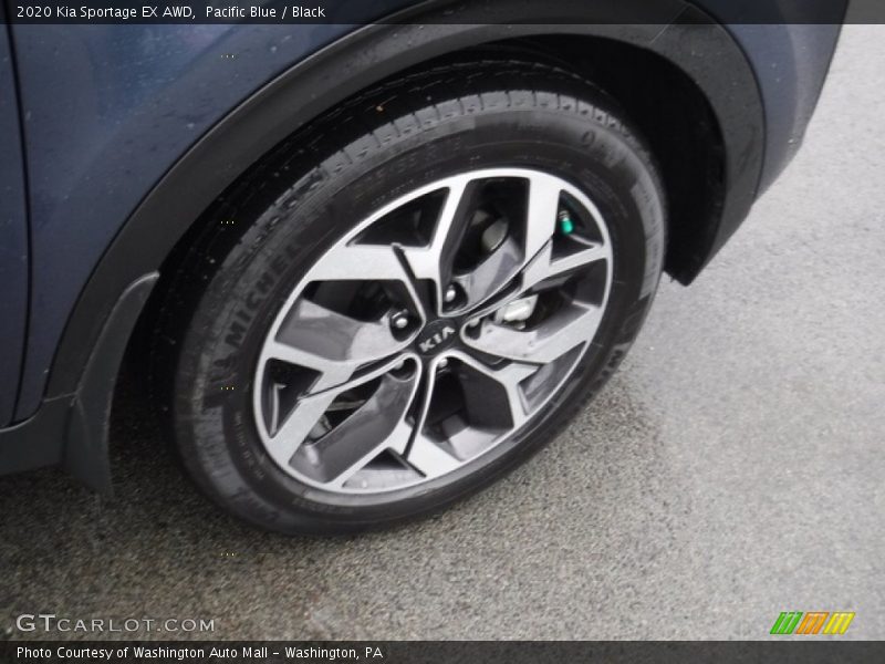 Pacific Blue / Black 2020 Kia Sportage EX AWD