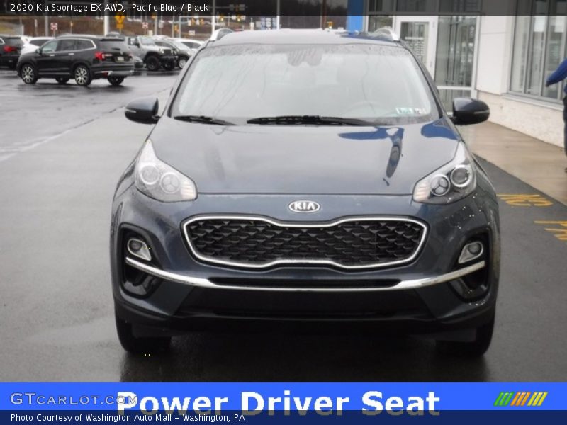 Pacific Blue / Black 2020 Kia Sportage EX AWD