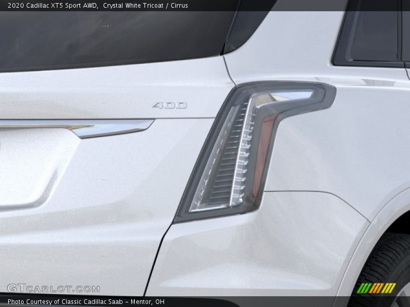 Crystal White Tricoat / Cirrus 2020 Cadillac XT5 Sport AWD
