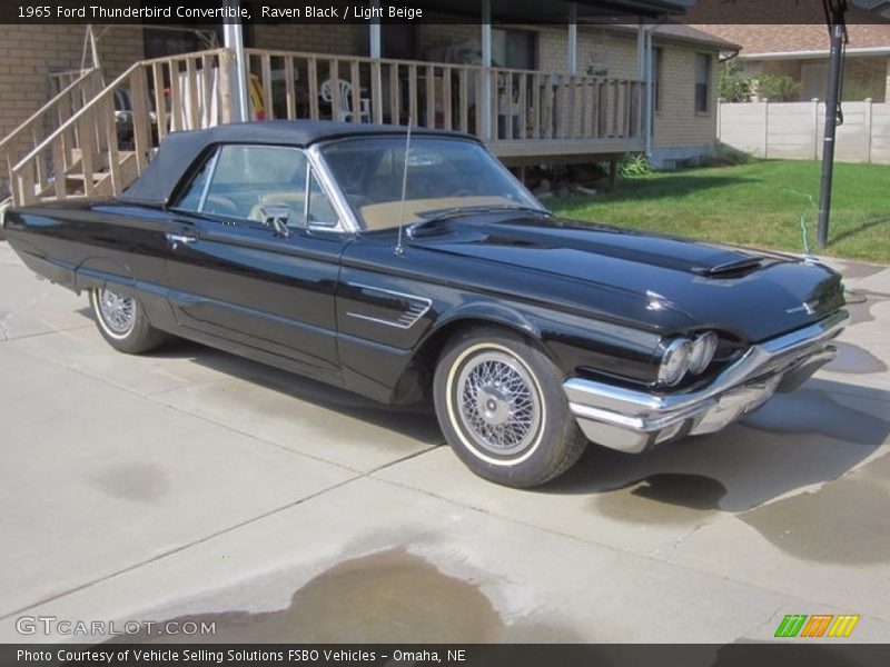 Front 3/4 View of 1965 Thunderbird Convertible