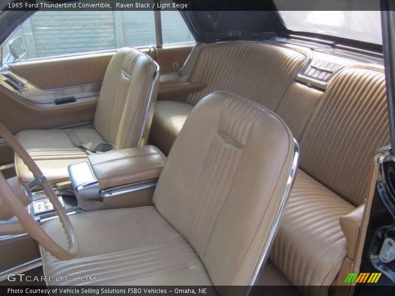  1965 Thunderbird Convertible Light Beige Interior